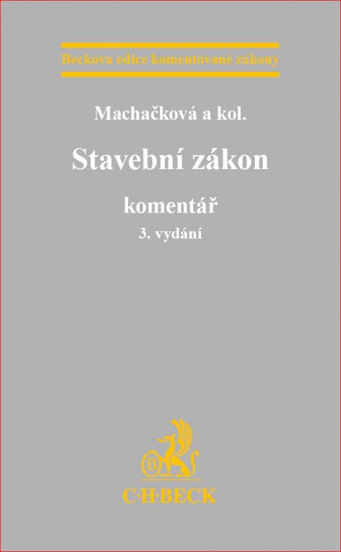 Kniha: Stavební zákon (3. vydání) - Jana Macháčková