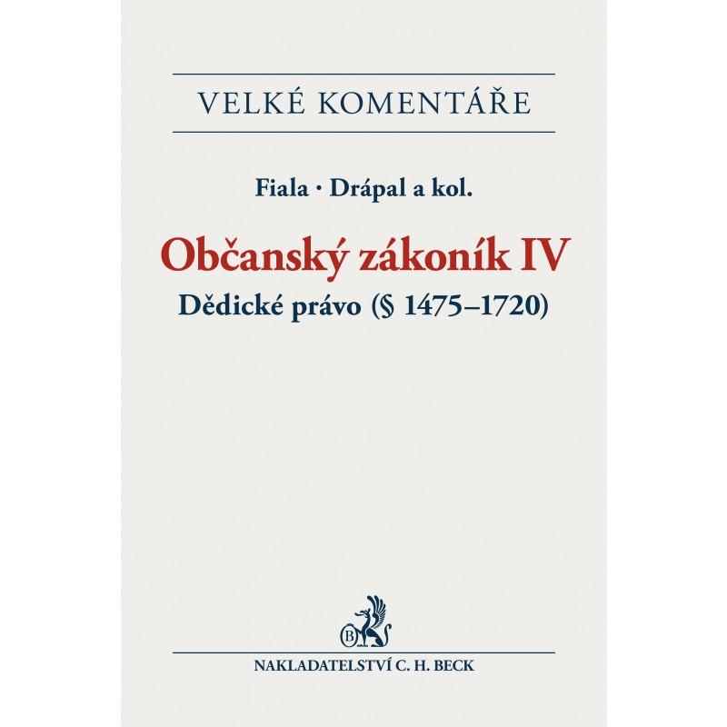 Kniha: Občanský zákoník IV - Fiala