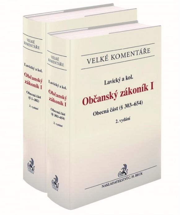 Kniha: Občanský zákoník I. Obecná část (§ 1-654). Komentář (2 svazky). 2. vydání - Petr Lavický