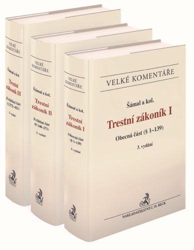 Kniha: Trestní zákoník. Komentář - 3 svazky (3. vydání) - Pavel Šámal