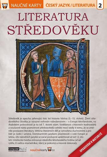 Kniha: Literatura středověku - Naučná kartaautor neuvedený