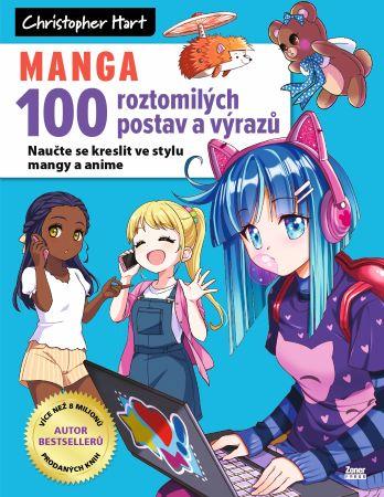 Kniha: Manga 100 roztomilých postav a výrazů - Christopher Hart