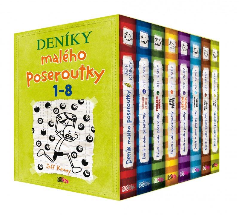 Kniha: Deník malého poseroutky BOX 1-8 - Jeff Kinney