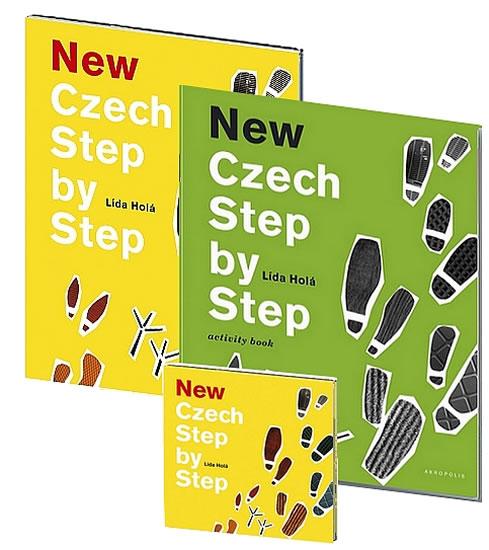 Kniha: New Czech Step by Step (učebnice se slovníčkem, pracovní sešit Activity Book a CD) – 5. vydání - Holá Lída