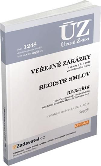 Kniha: ÚZ 1248 Veřejné zakázky, Registr smluvautor neuvedený