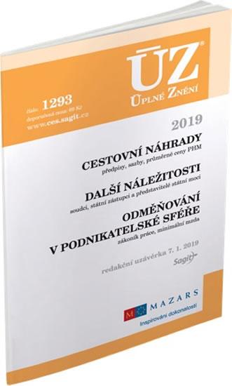 Kniha: ÚZ 1293 Cestovní náhrady, Odměňování v podnikatelské sféře 2019autor neuvedený