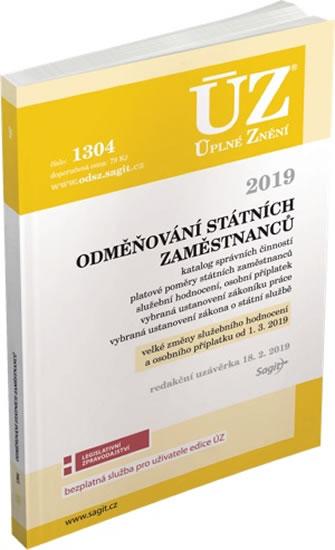 Kniha: ÚZ 1304 Odměňování státních zaměstnanců, 2019autor neuvedený