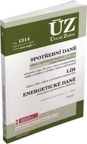 ÚZ 1314 Spotřební daně, líh, paliva a maziva, energetické daně