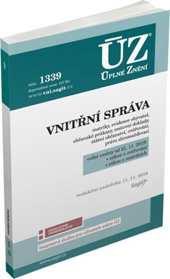 Kniha: ÚZ 1339 Vnitřní správaautor neuvedený