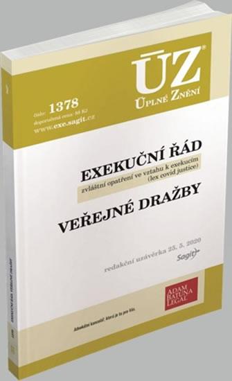 Kniha: ÚZ 1378 Exekuční řád, veřejné dražbyautor neuvedený