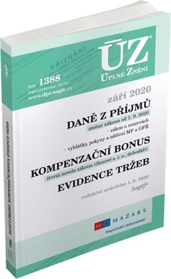 Kniha: ÚZ 1388 Daně z příjmů, evidence tržeb 2020autor neuvedený