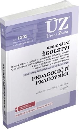 Kniha: ÚZ 1392 Regionální školství, pedagogičtí pracovníciautor neuvedený