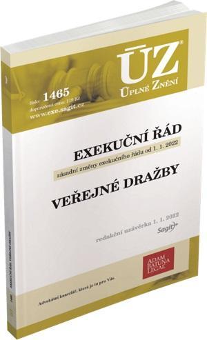 Kniha: ÚZ 1465 Exekuční řád, veřejné dražbyautor neuvedený