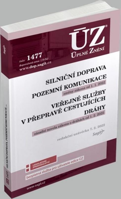 Kniha: ÚZ 1477 Silniční dopravaautor neuvedený
