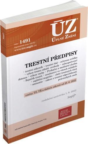 Kniha: ÚZ 1491 Trestní předpisyautor neuvedený