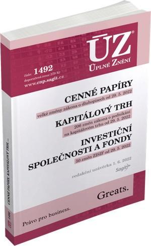 Kniha: ÚZ 1492 Cenné papíryautor neuvedený