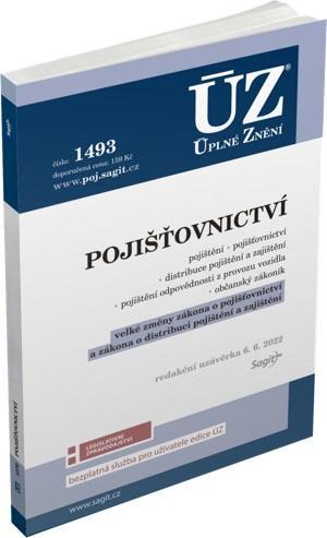 Kniha: ÚZ 1493 Pojišťovnictví, pojištění odpovědnosti z provozu vozidlaautor neuvedený