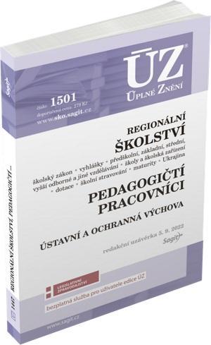 Kniha: ÚZ 1501 Regionální školství, Pedagogičtí pracovníciautor neuvedený