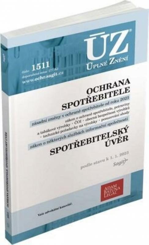 Kniha: ÚZ 1511 Ochrana spotřebiteleautor neuvedený