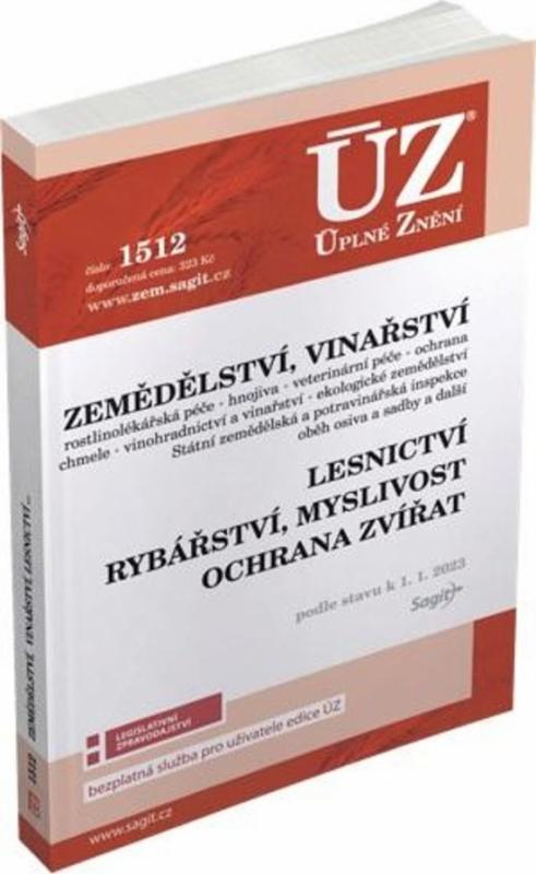 Kniha: ÚZ 1512 Zemědělství, Lesnictvíautor neuvedený