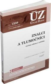 ÚZ 1538 Znalci a tlumočníci