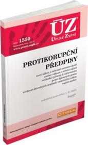 ÚZ 1550 Protikorupční předpisy