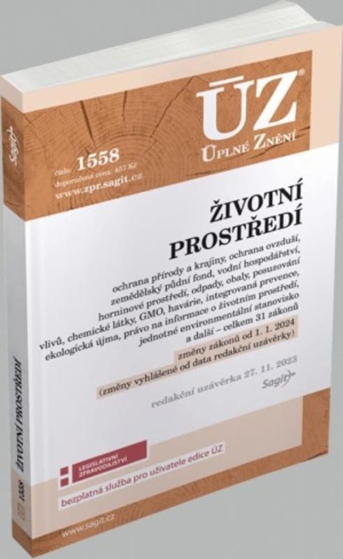 Kniha: ÚZ 1558 Životní prostředíautor neuvedený