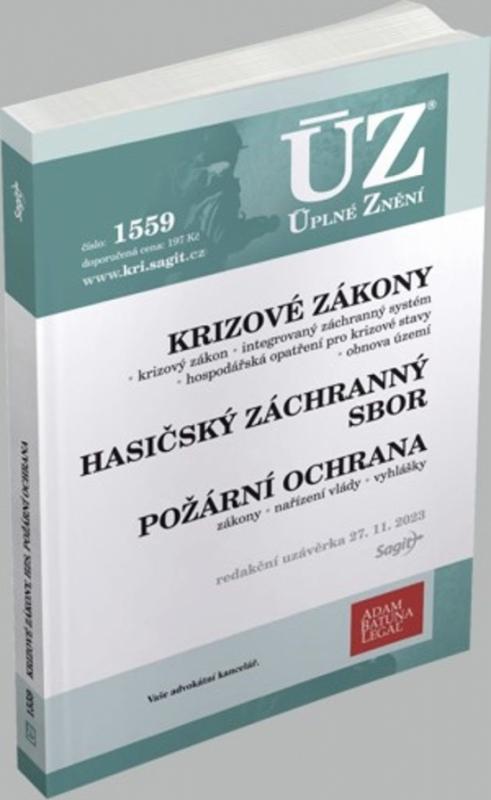 Kniha: ÚZ 1559 Krizové řízeníautor neuvedený