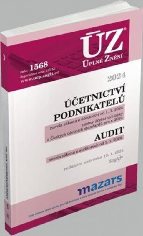 Kniha: ÚZ 1568 Účetnictví podnikatelůautor neuvedený