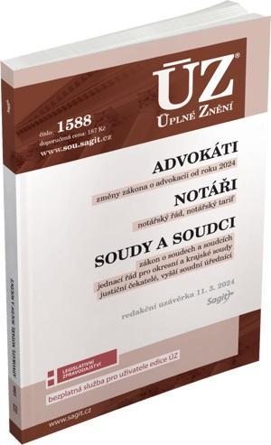 Kniha: ÚZ 1588 Advokáti, Notáři, Soudci a soudyautor neuvedený