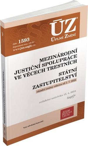 Kniha: ÚZ 1593 Mezinárodní justiční spolupráceautor neuvedený