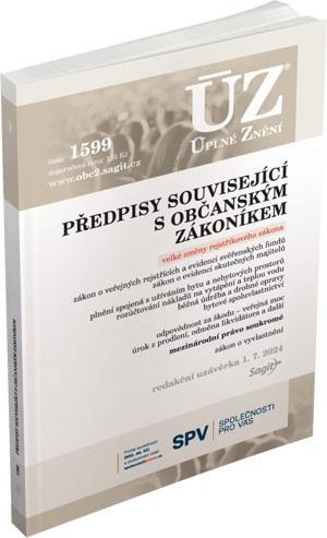 Kniha: ÚZ 1599 Předpisy související s občanským zákoníkem - veřejné rejstříky, evidence skutečných majitelů, mezinárodní právo soukroméautor neuvedený