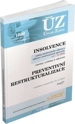 Kniha: ÚZ 1609 Insolvence, Preventivní restrukturalizaceautor neuvedený