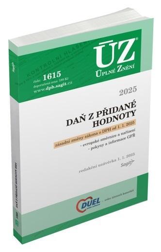 Kniha: ÚZ 1615 Daň z přidané hodnoty, 2025autor neuvedený