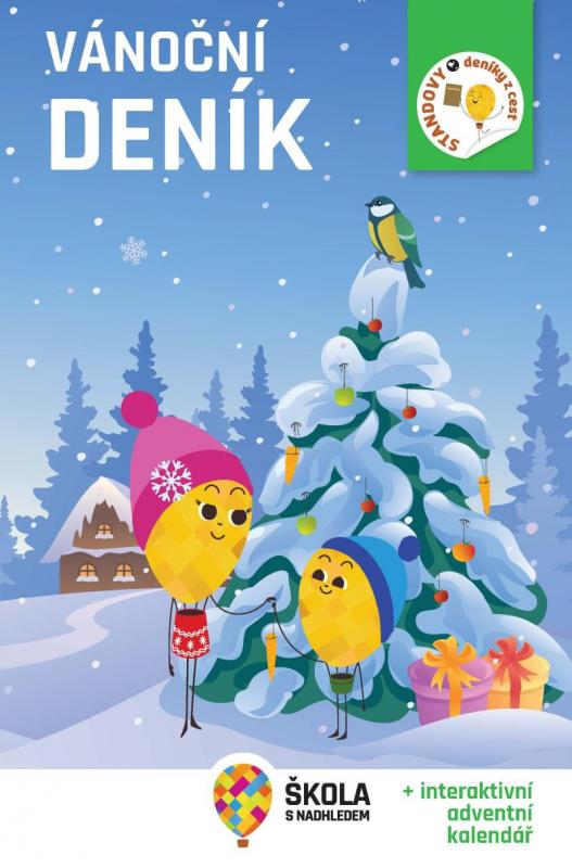 Kniha: Vánoční deník + interaktivní adventní kalendářautor neuvedený
