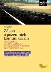 Kniha: Zákon o pozemních komunikacích - 5. aktualizované vydání - Roman Kočí