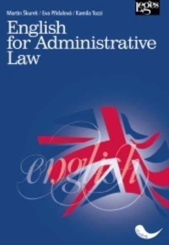 Kniha: English for Administrative Law - Eva Přidalová
