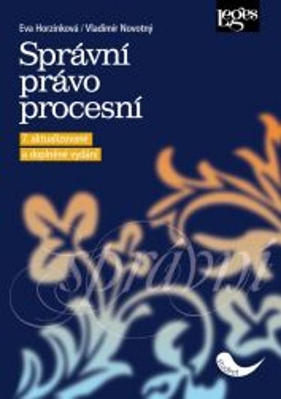 Kniha: Správní právo procesní - Horzinková, V. Novotný E.