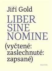 Kniha: Liber sine nomine - Jiří Gold