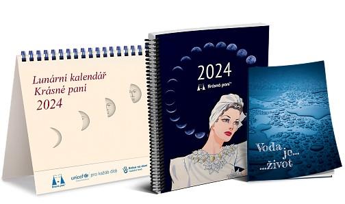 Kniha: Lunárny kalendár Krásnej panej 2024 - stolovýautor neuvedený