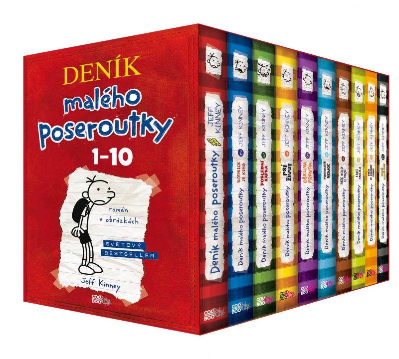 Kniha: Deník malého poseroutky BOX 1-10 - Jeff Kinney