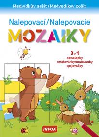 Nalepovací mozaiky/Nalepovacie mozaiky - Medvídkův sešit/Medvedíkov zošit (CZ/SK vydanie)