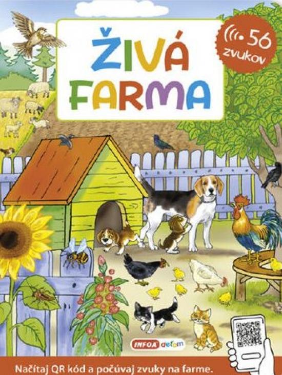 Kniha: Živá farma - 56 zvukovautor neuvedený