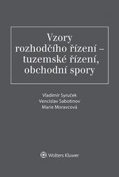 Kniha: Vzory rozhodčího řízení - tuzemské řízení, obchodní spory - Vladimír