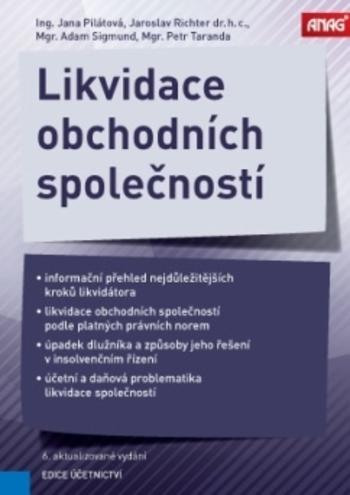 Kniha: Likvidace obchodních společností 2017 - 6. aktualizované vydání - Jana