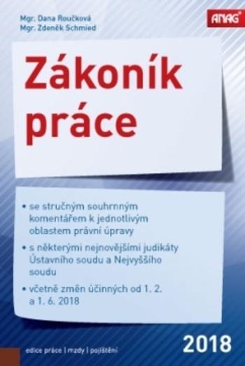 Kniha: Zákoník práce 2018 (sešitové vydání) - Zdeněk Schmied