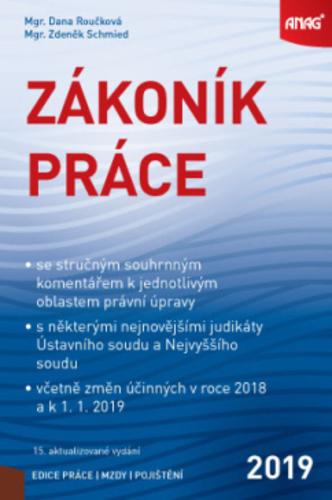 Kniha: Zákoník práce 2019 (sešitové vydání) - Zdeněk Schmied