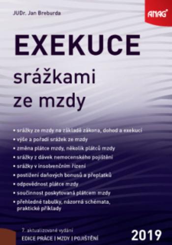 Kniha: Exekuce srážkami ze mzdy 2019 - Jan Breburda