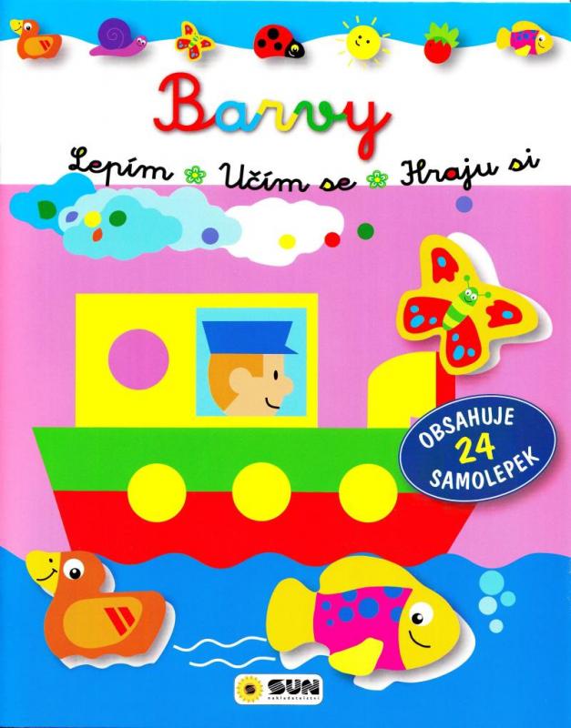 Kniha: Barvy - Lepím, učím se, hraju siautor neuvedený
