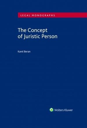 Kniha: The Concept of Juristic Person - Karel Beran